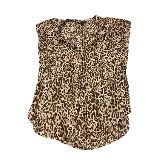 Top Sleeveless By Banana Republic In Animal Print, Size: S