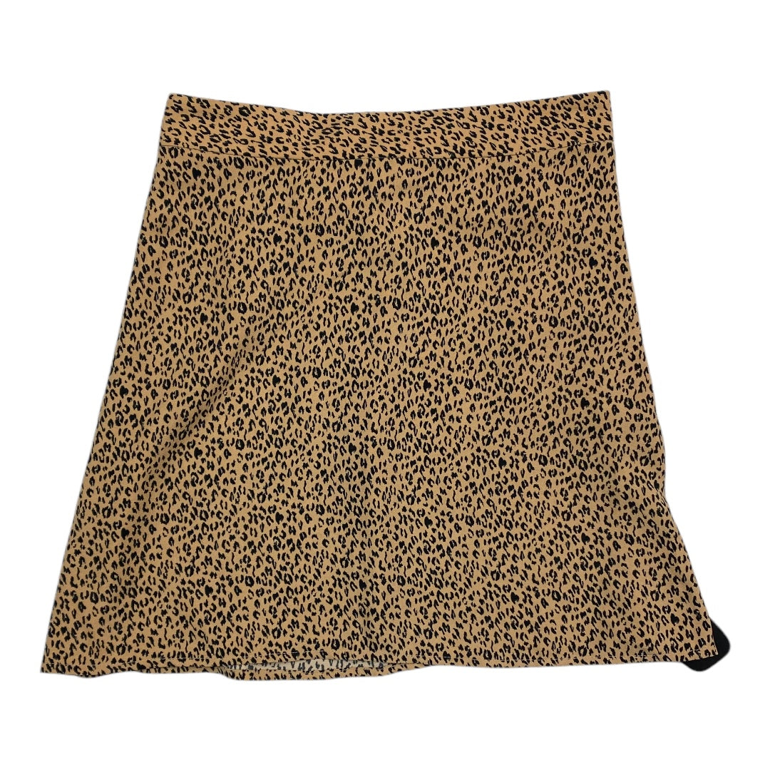 Skirt Mini & Short By Bp In Animal Print, Size: S