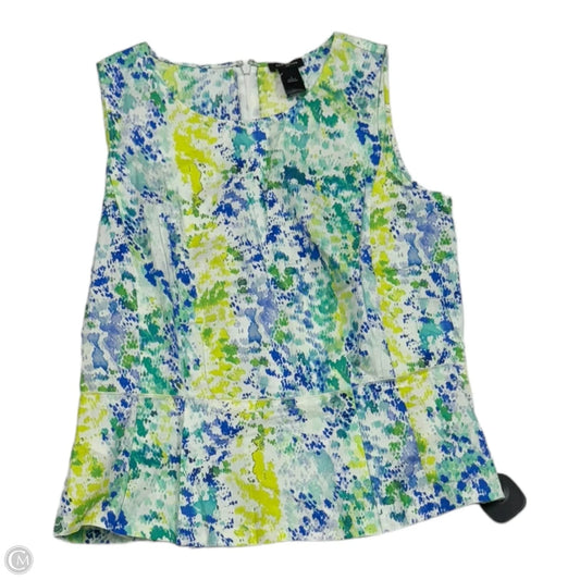 Top Sleeveless By Ann Taylor In Multi-colored, Size: 2