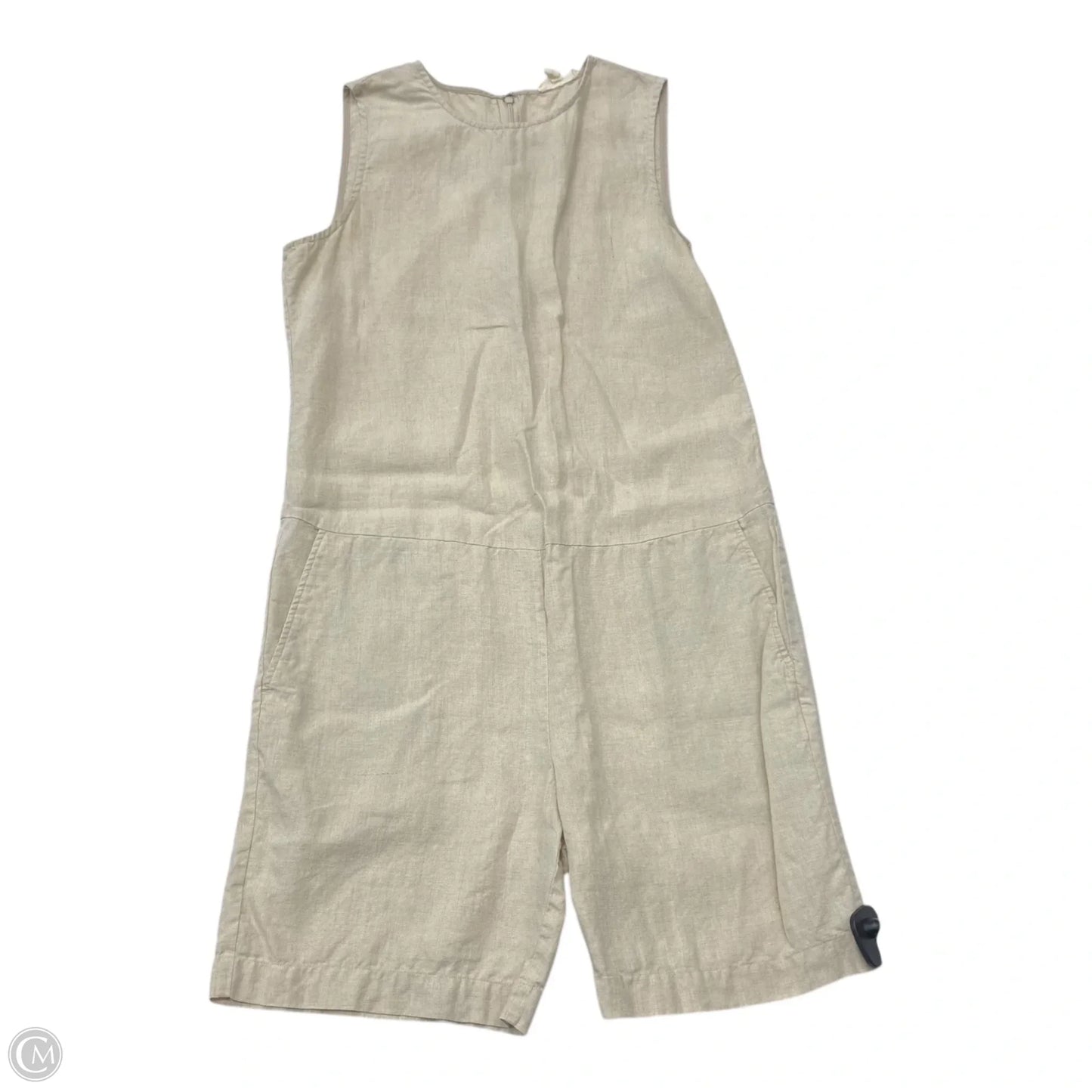 Romper Designer By Eileen Fisher In Beige, Size: Xs
