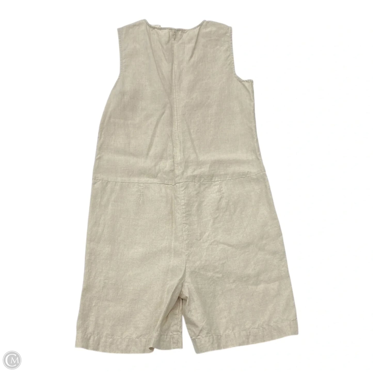 Romper Designer By Eileen Fisher In Beige, Size: Xs