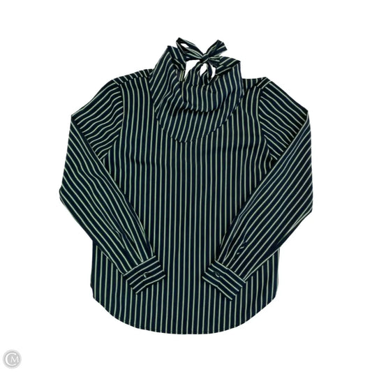 Top Long Sleeve By Ann Taylor In Blue & Green, Size: Xxs