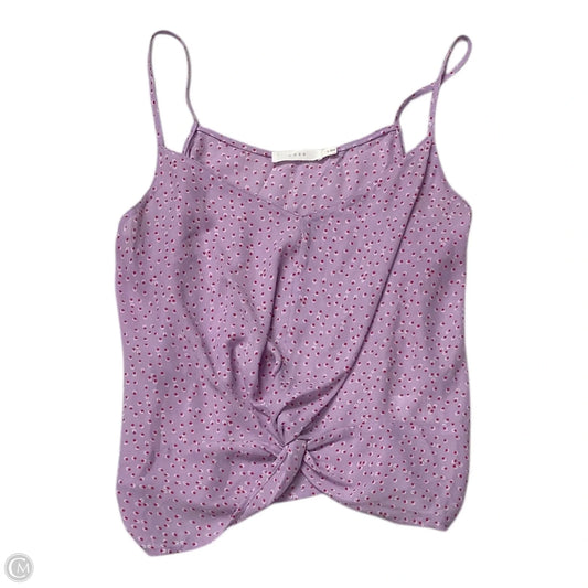 Top Sleeveless By Lush In Pink & Purple, Size: S