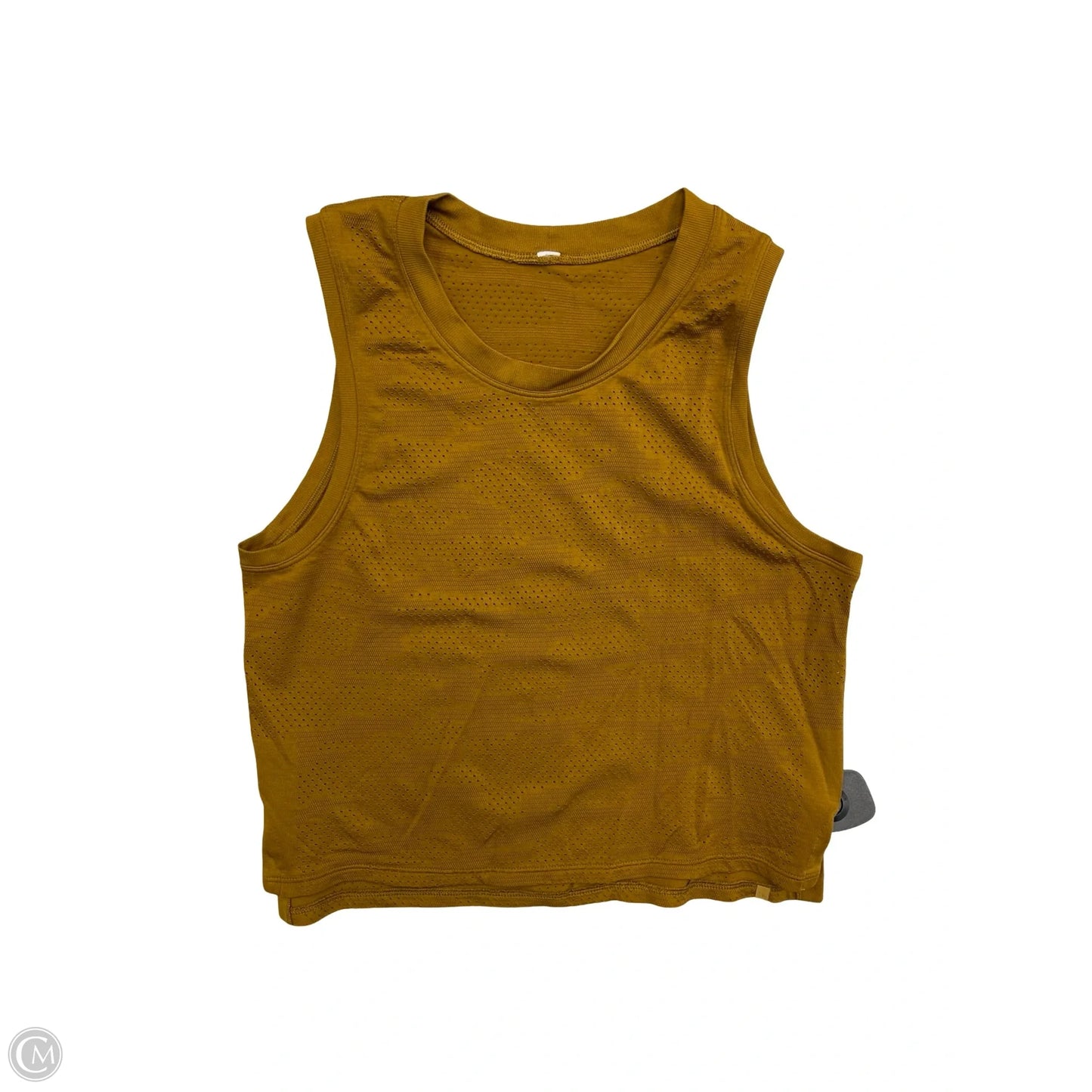 Athletic Tank Top By Lululemon In Yellow, Size: M