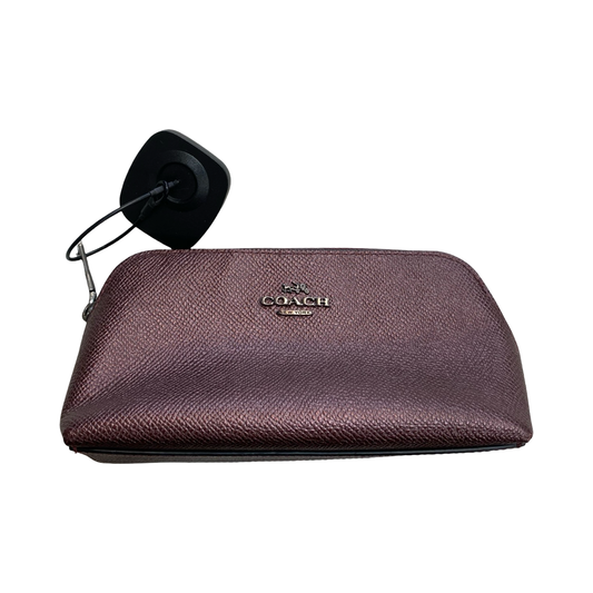 Makeup Bag Designer By Coach In Purple, Size:Small