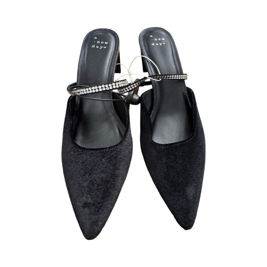 Shoes Heels Block By A New Day In Black, Size:7.5