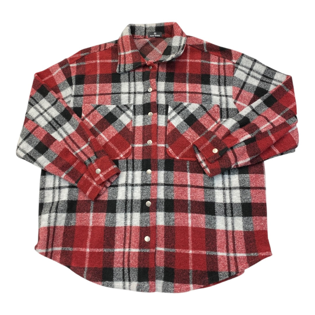 Jacket Shirt By Rae Mode In Multi, Size:M