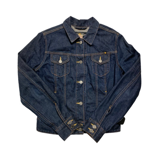 Jacket Denim By Lucky Brand In Blue Denim, Size:S
