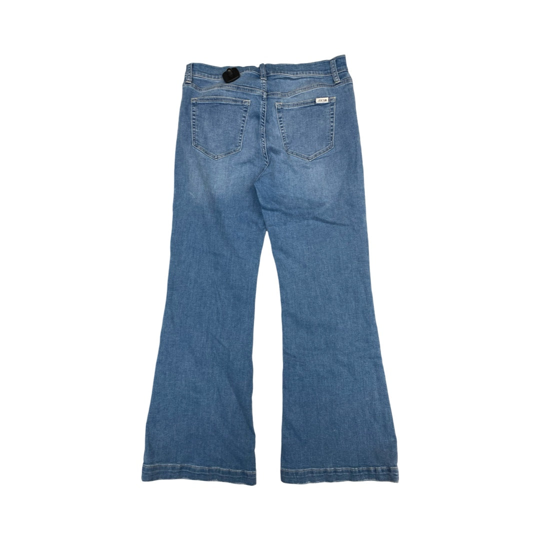 Jeans Flared By Joes Jeans In Blue Denim, Size:12P
