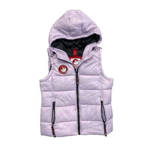 Vest Puffer & Quilted By Cmc In Purple, Size:Xl