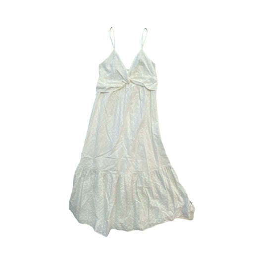 Dress Casual Maxi By Banana Republic In White, Size:10