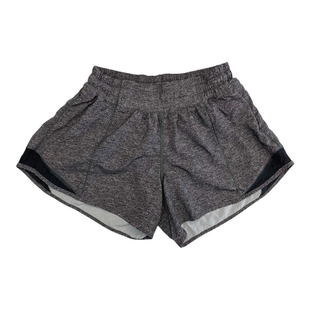 Athletic Shorts By Lululemon In Grey, Size:6