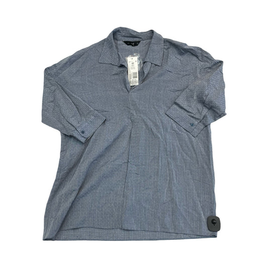 Tunic 3/4 Sleeve By F&F In Blue, Size:10