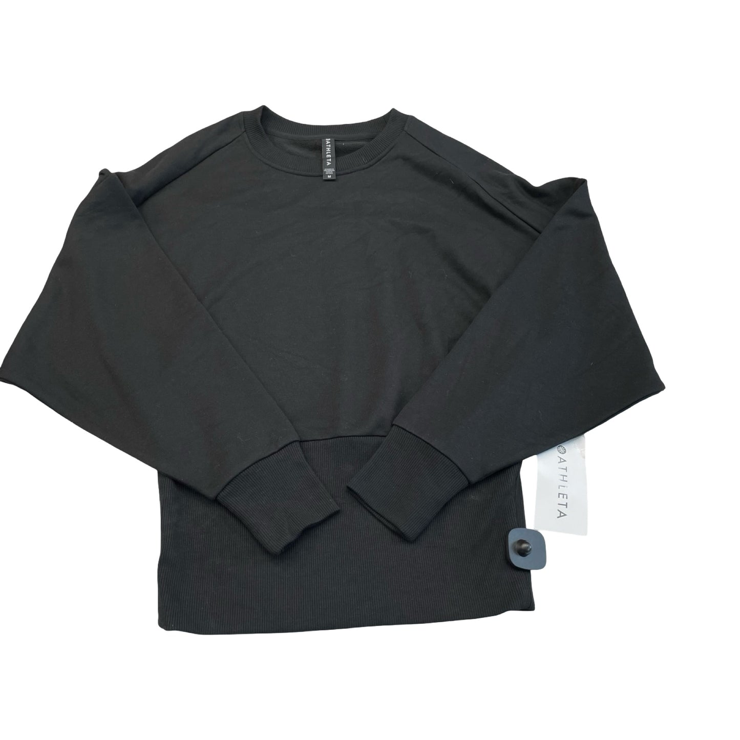 Athletic Sweatshirt Collar By Athleta In Black, Size:M