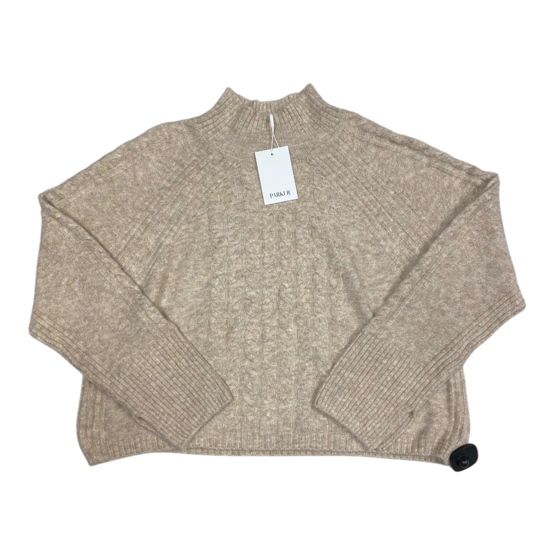 Sweater By Parker In Tan, Size:L