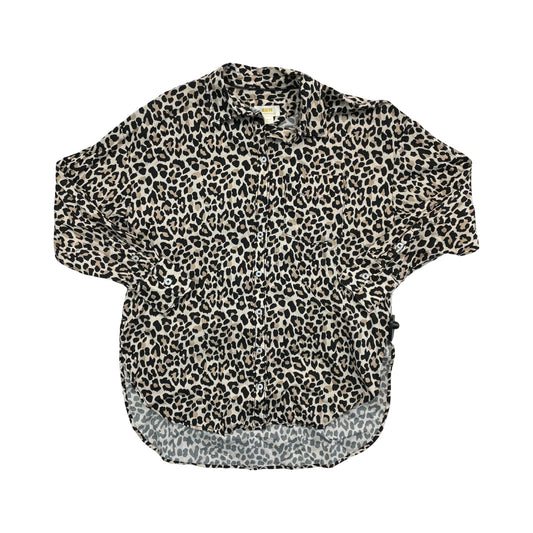 Top Ls By Maeve In Animal Print, Size:Xs
