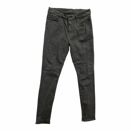 Jeans Skinny By Mother In Black Denim, Size:4