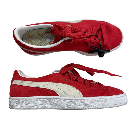 Shoes Athletic By Puma In Red, Size:9