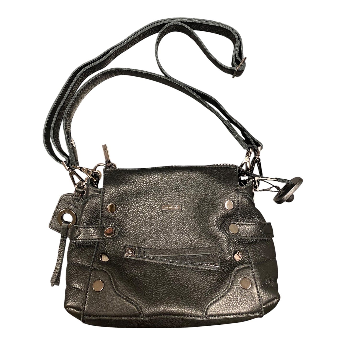 Handbag Designer By Hammitt In Black with key chain. Size:Medium