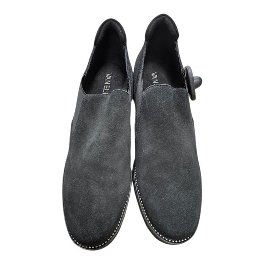 Boots Ankle Flats By Vaneli In Black, Size:8