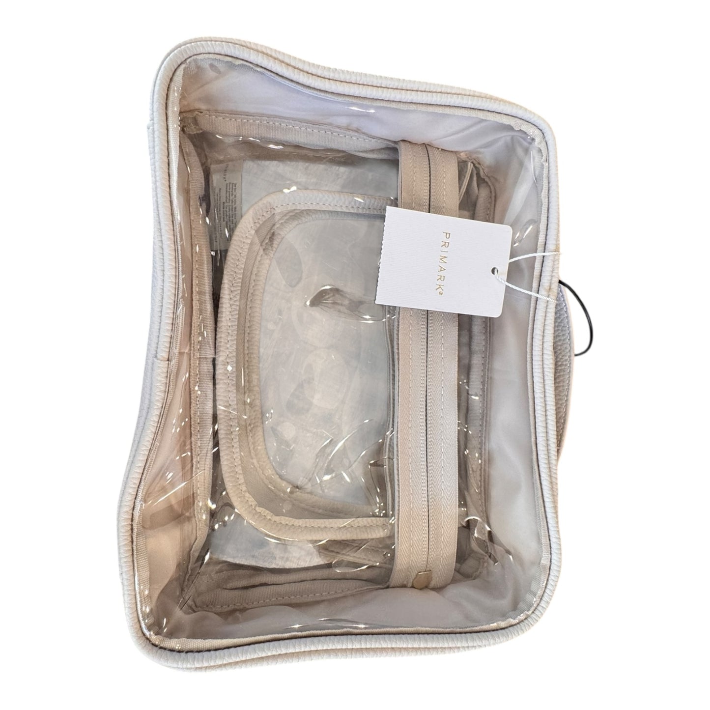 Makeup Bag By Primark In Tan, Size:Small