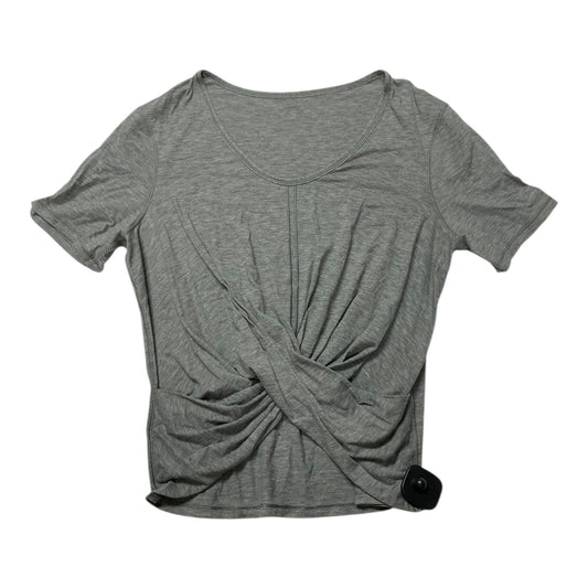 Athletic Top Ss By Lululemon In Green, Size:8