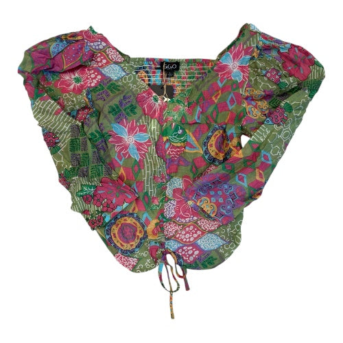 Top 3/4 Sleeve By Gigio In Multi, Size:L