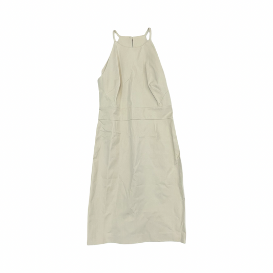 Dress Party Midi By Banana Republic In Tan, Size:10