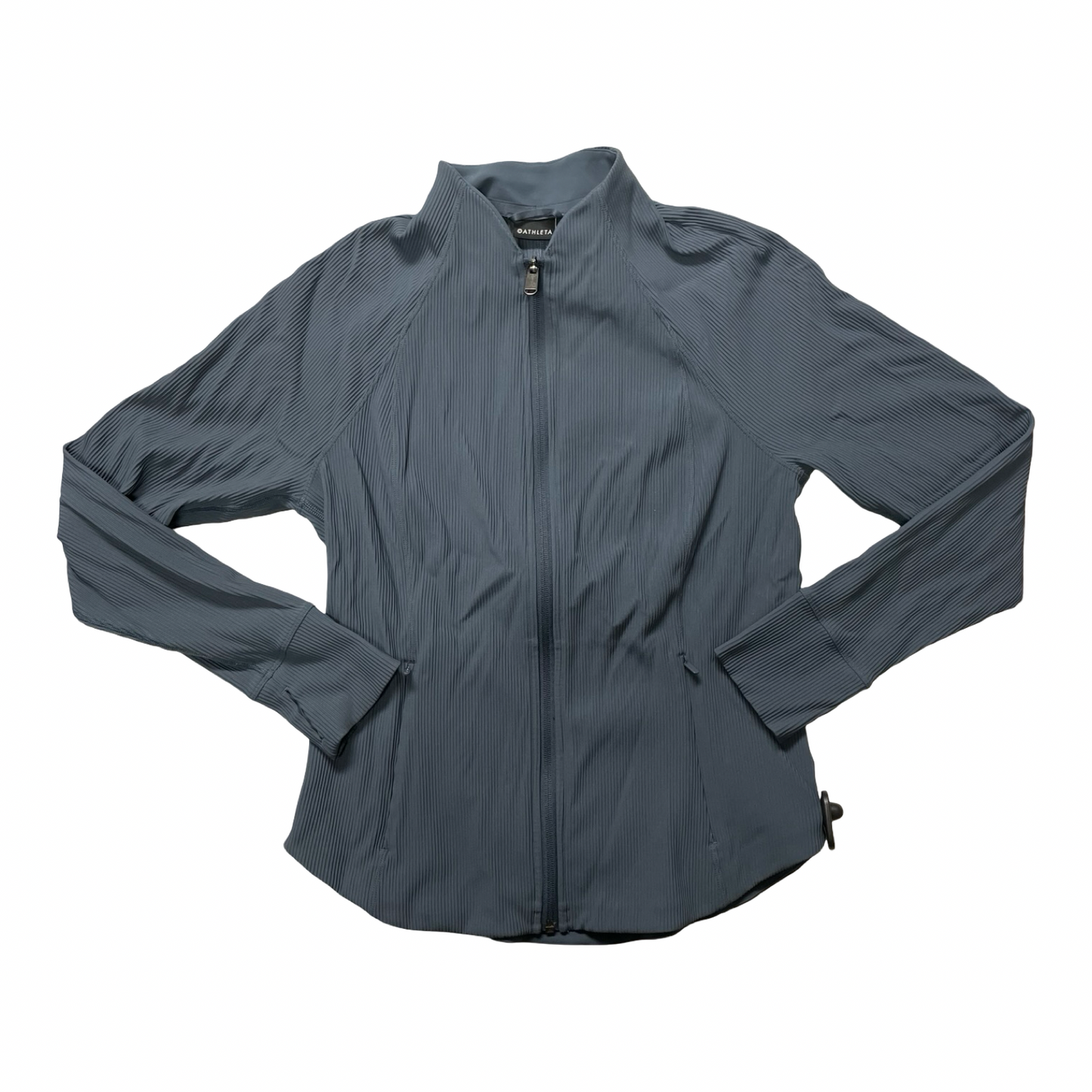 Athletic Jacket By Athleta In Blue, Size:L