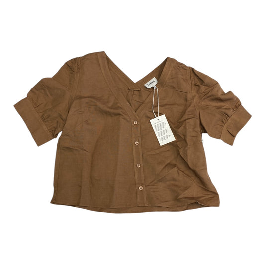 Top Ss By darling In Brown, Size:S