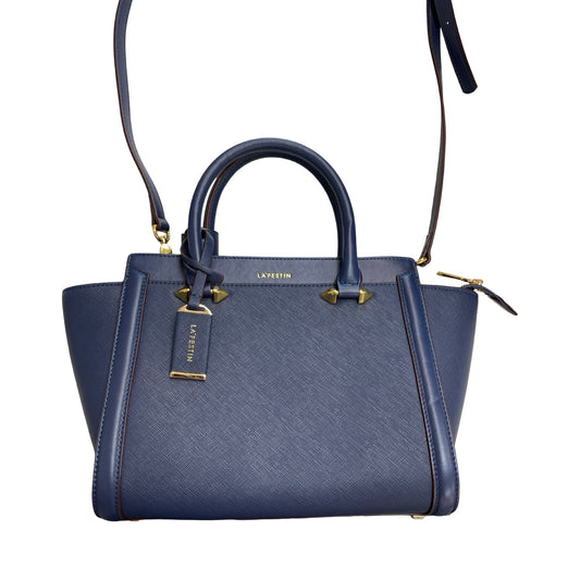 Handbag By Lafestin In Blue, Size:Medium