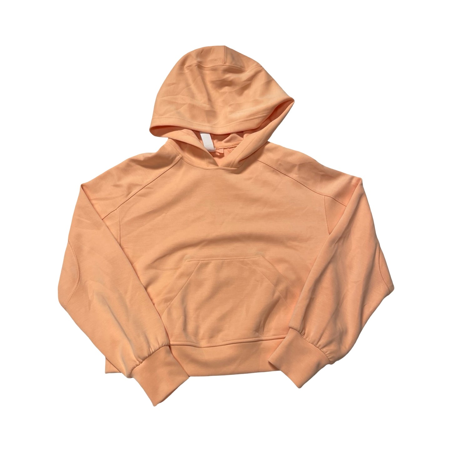 Athletic Sweatshirt Hoodie By Lululemon In Orange, Size:2