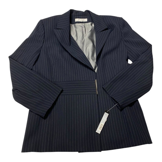 Blazer By Tahari By Arthur Levine In Navy, Size:18