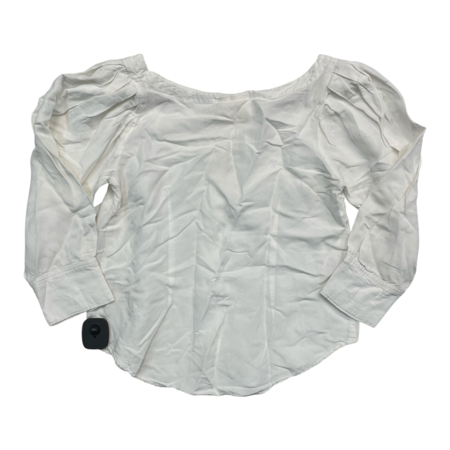 Top 3/4 Sleeve By Maeve In White, Size:4