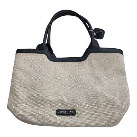 Handbag By Rachel Zoe In Black & Tan, Size:Medium