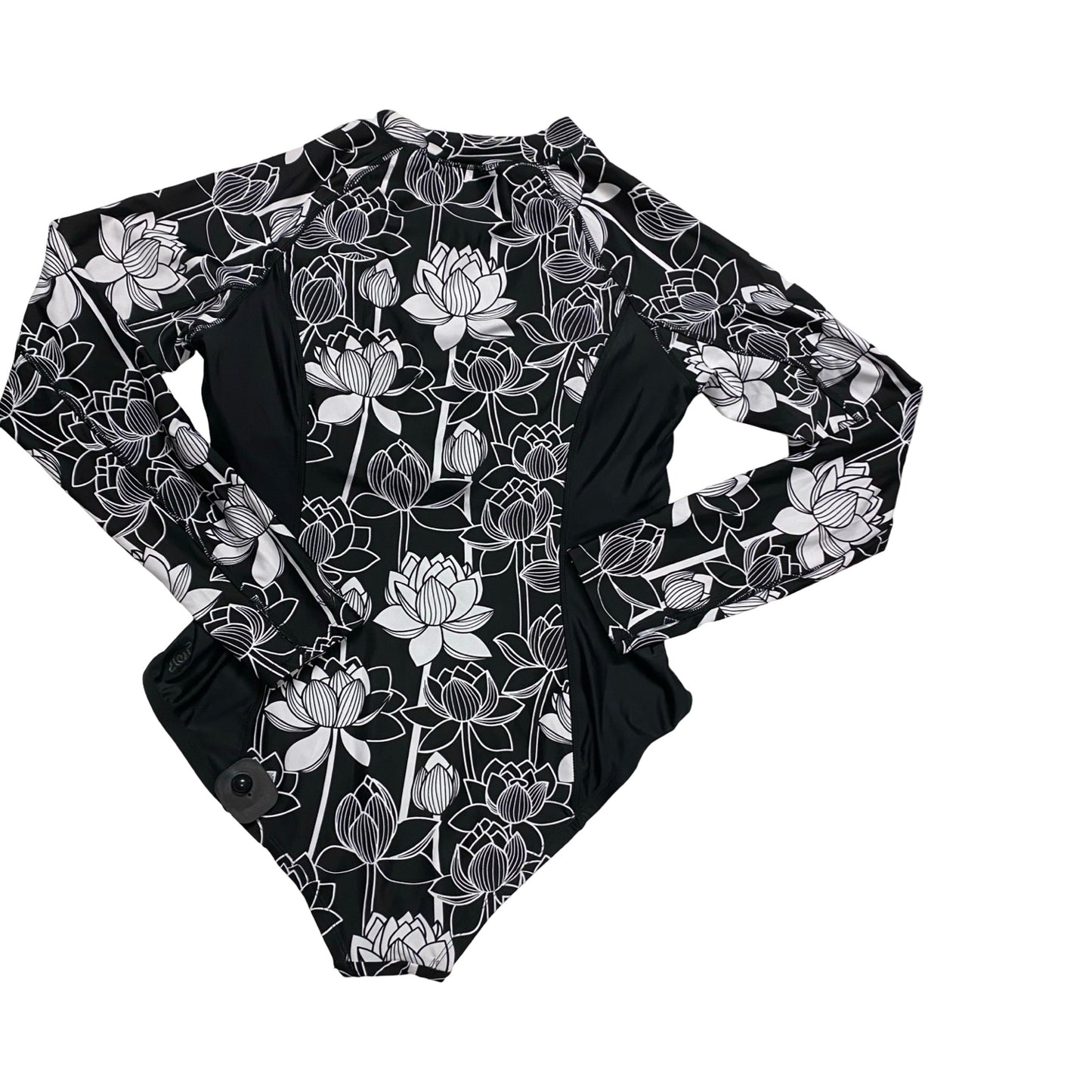 Swimsuit By Clothes Mentor In Black & White, Size:Xl