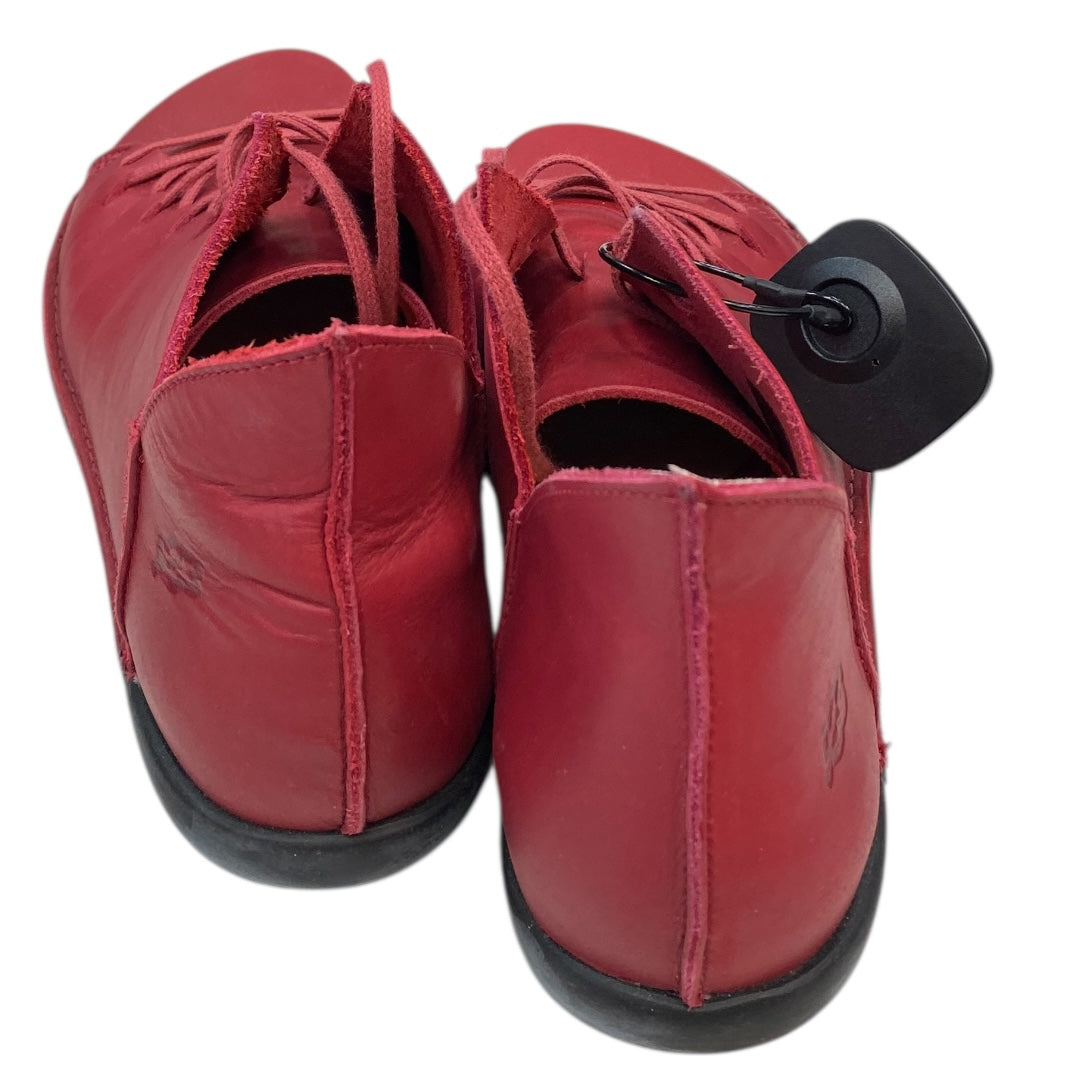 Shoes Flats By  Cmc In Red, Size:8.5