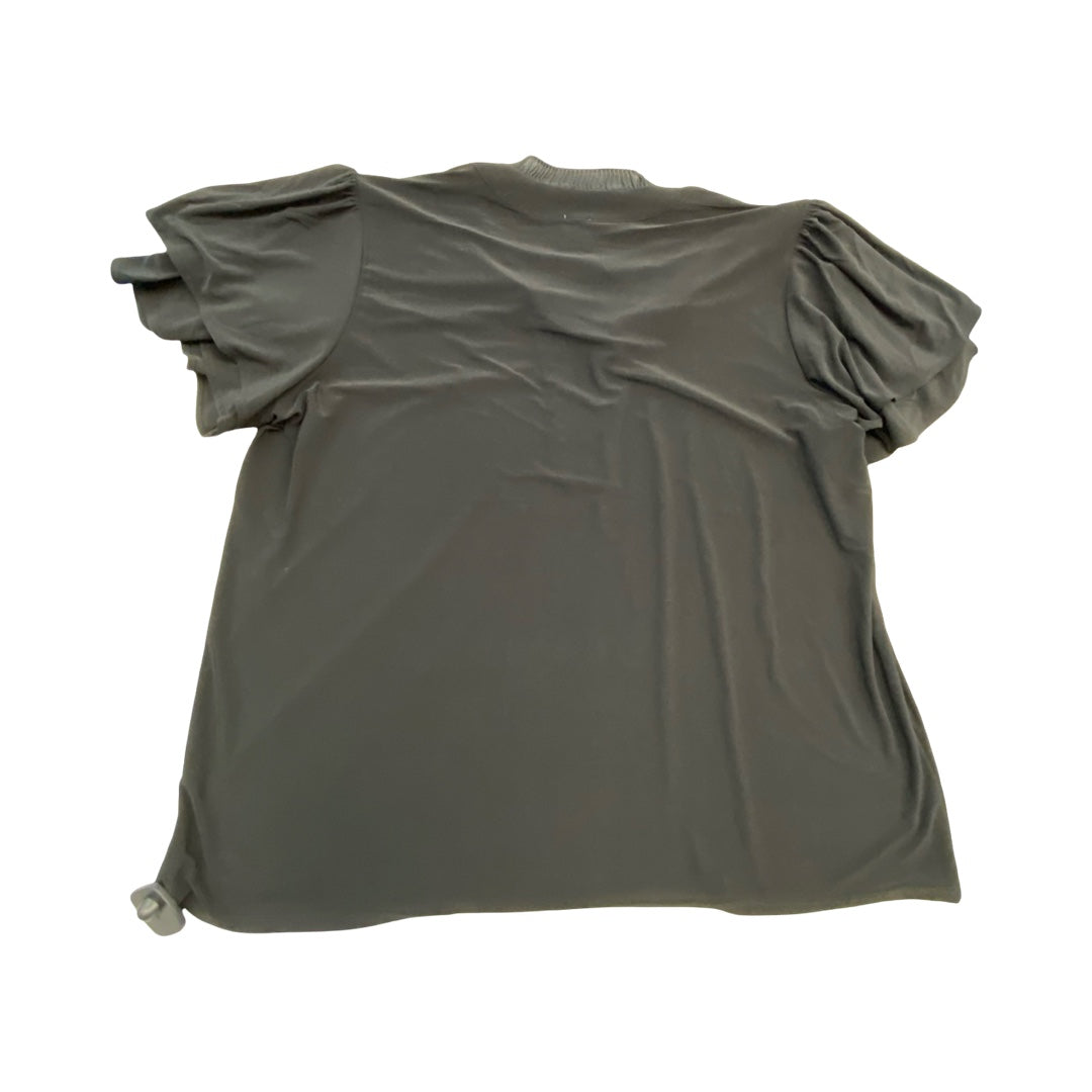 Top Ss By Anne Klein In Black, Size:3X