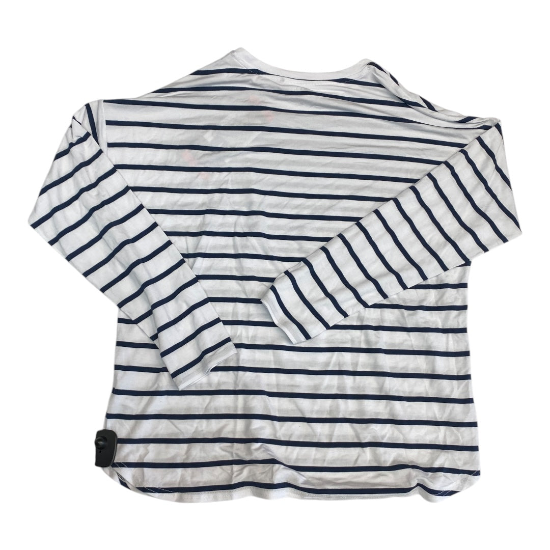 Top Ls Basic By Gap In Striped Pattern, Size:M