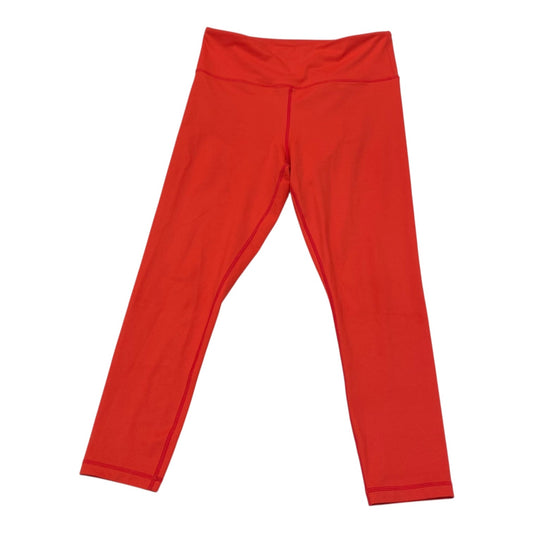 Athletic Leggings By Zyia In Orange, Size:12