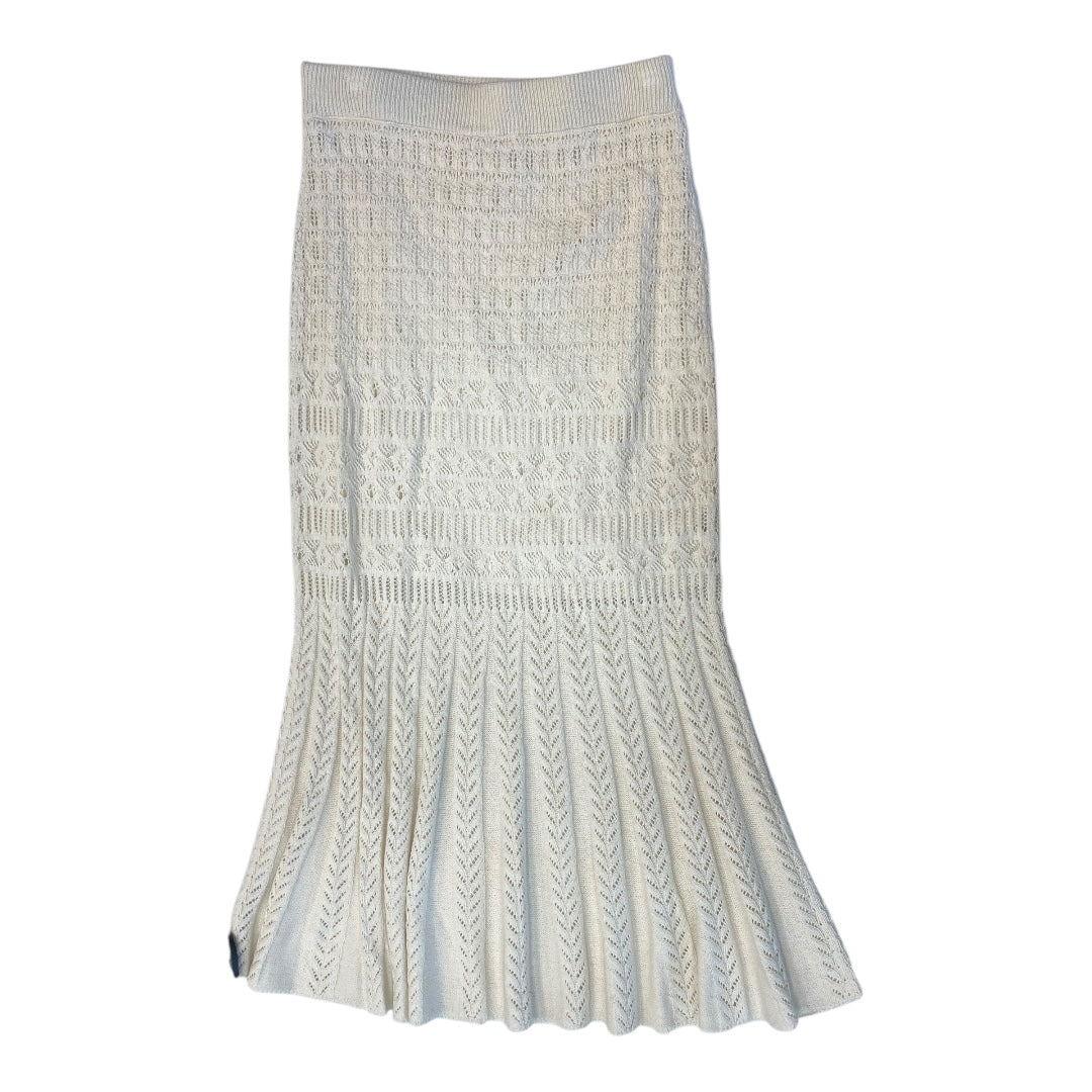 Skirt Maxi By Z Supply In Cream, Size:S