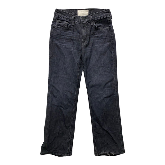 Jeans Boyfriend By Mother In Black Denim, Size:0