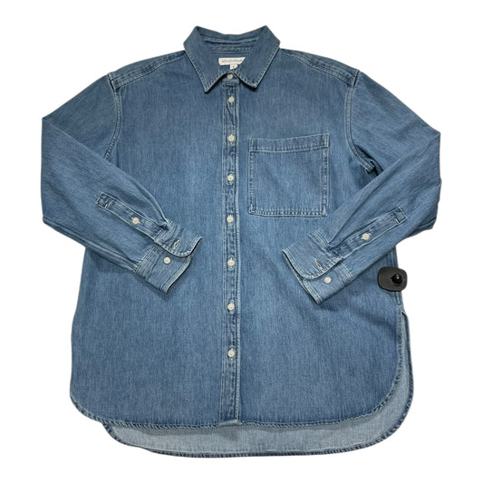 Top Ls By Banana Republic In Blue Denim, Size:S