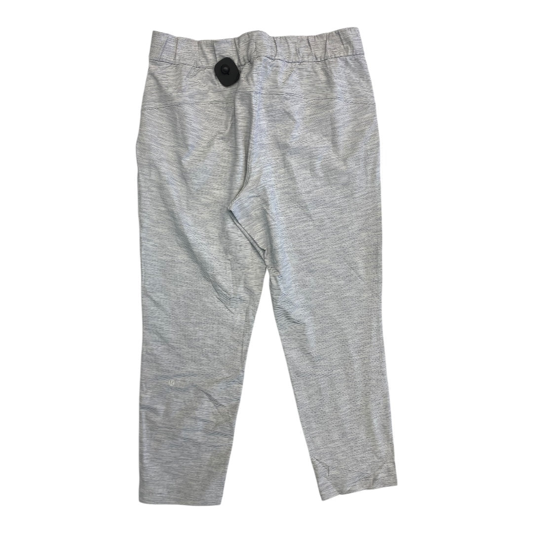 Athletic Pants By Lululemon In Grey, Size:10