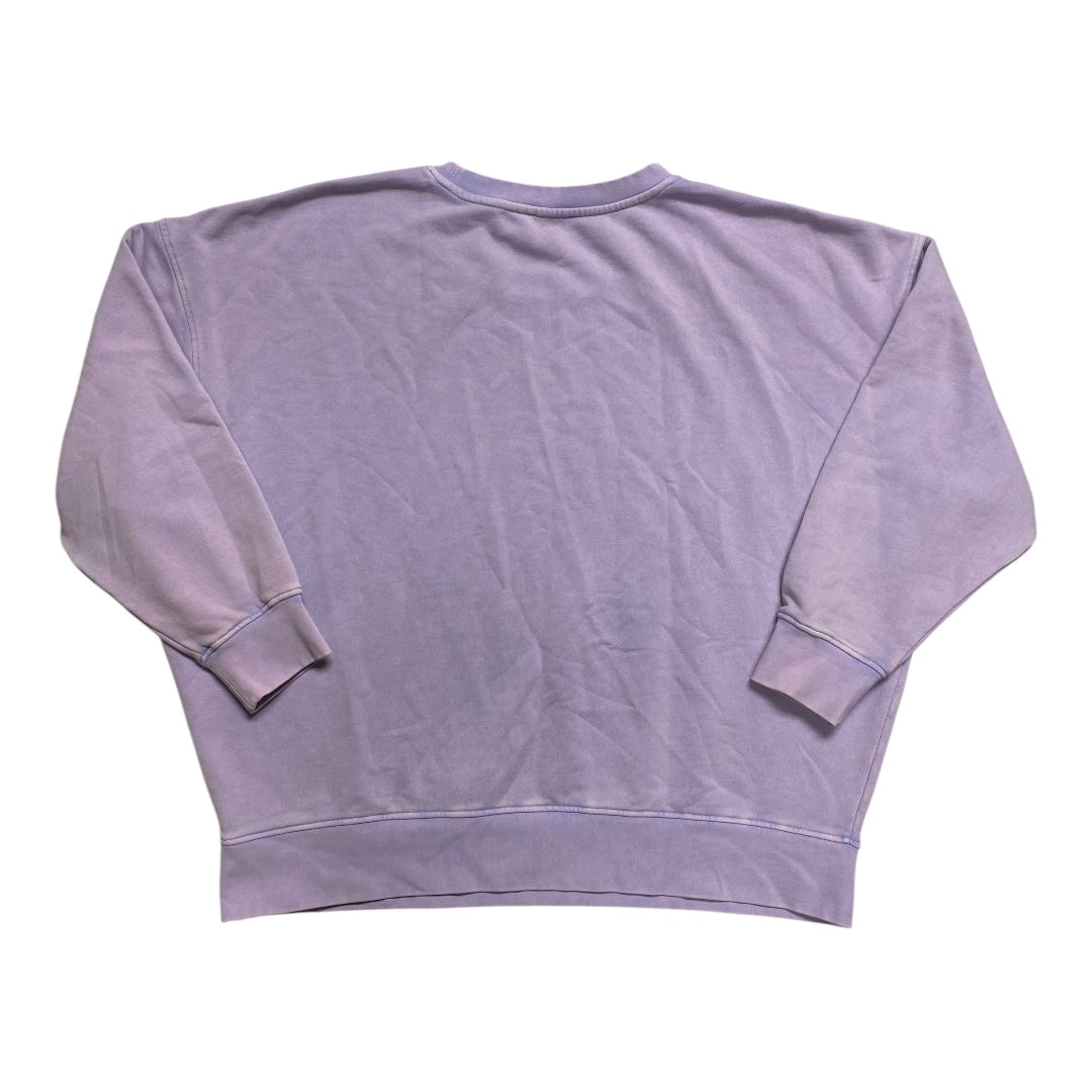 Sweatshirt Crewneck By FLORENCE In Purple, Size:M