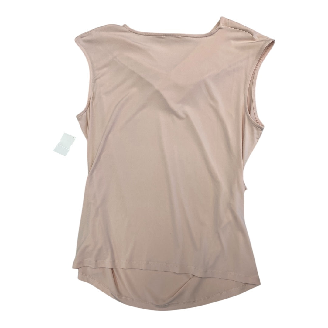 Top Sleeveless By Calvin Klein In Pink, Size:Xl