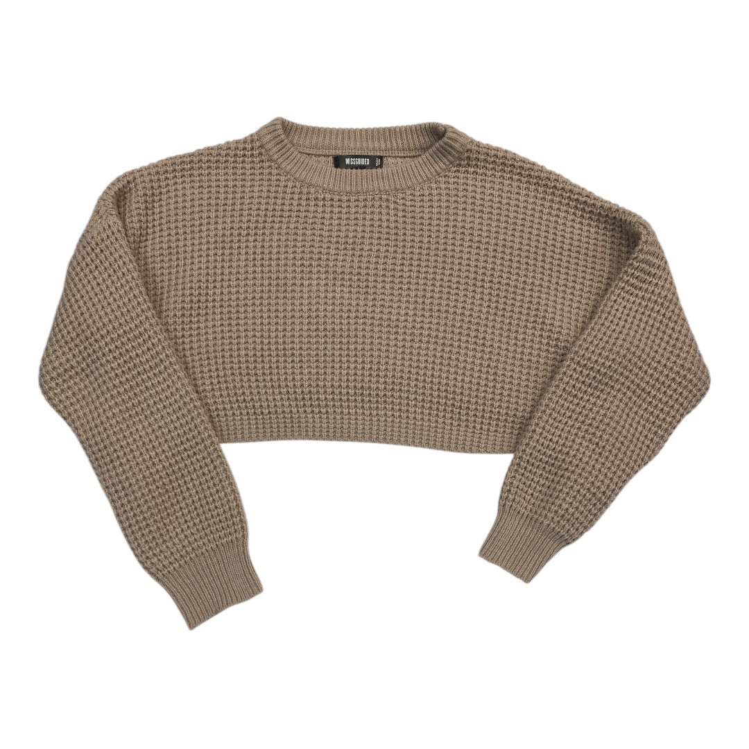 Sweater By Missguided In Tan, Size:6