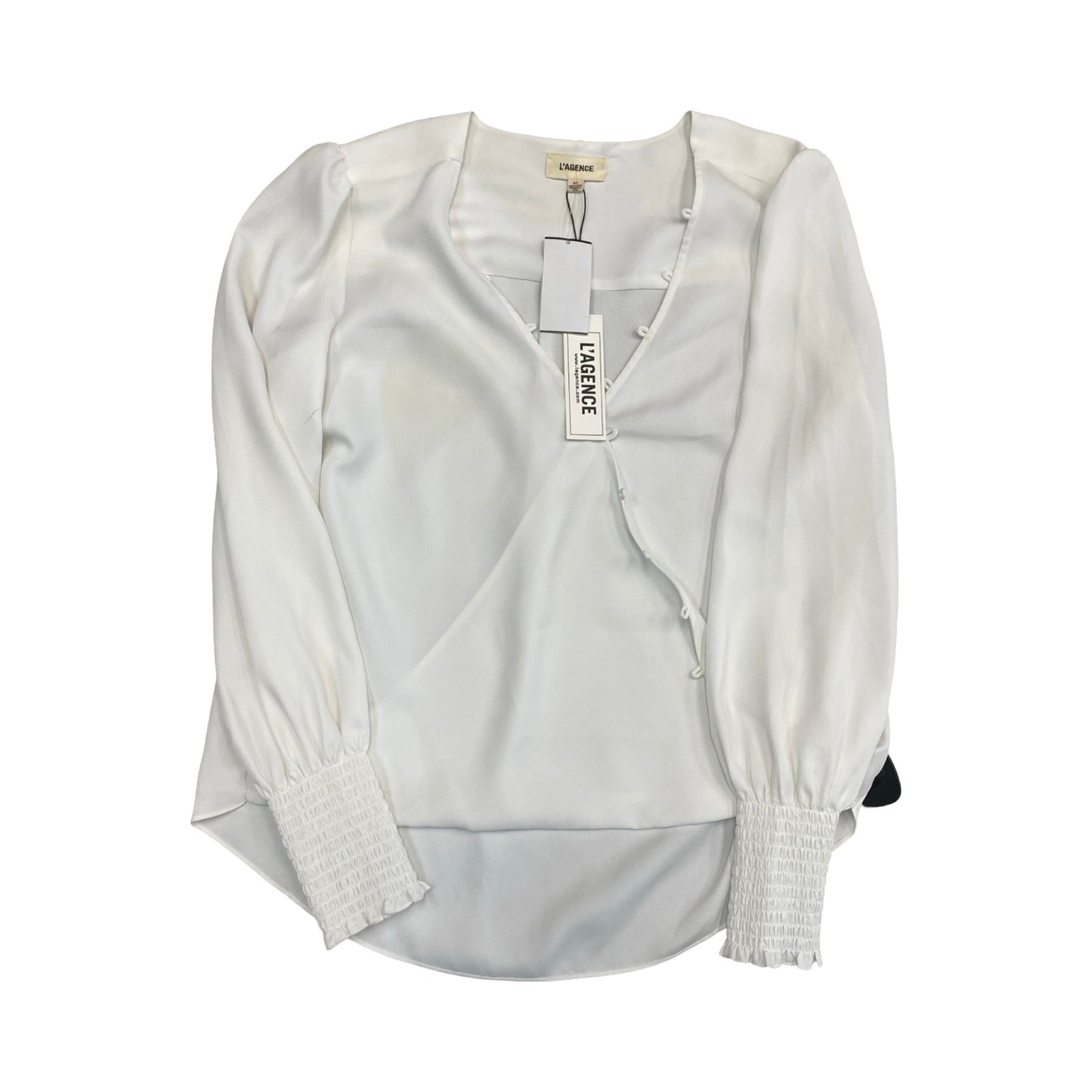 Top Ls Designer By L Agence In White, Size:S