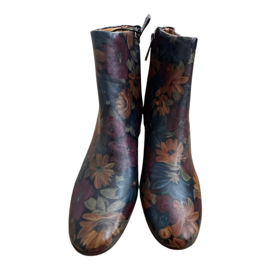 Boots Designer By Patricia Nash In Floral Print, Size:6.5