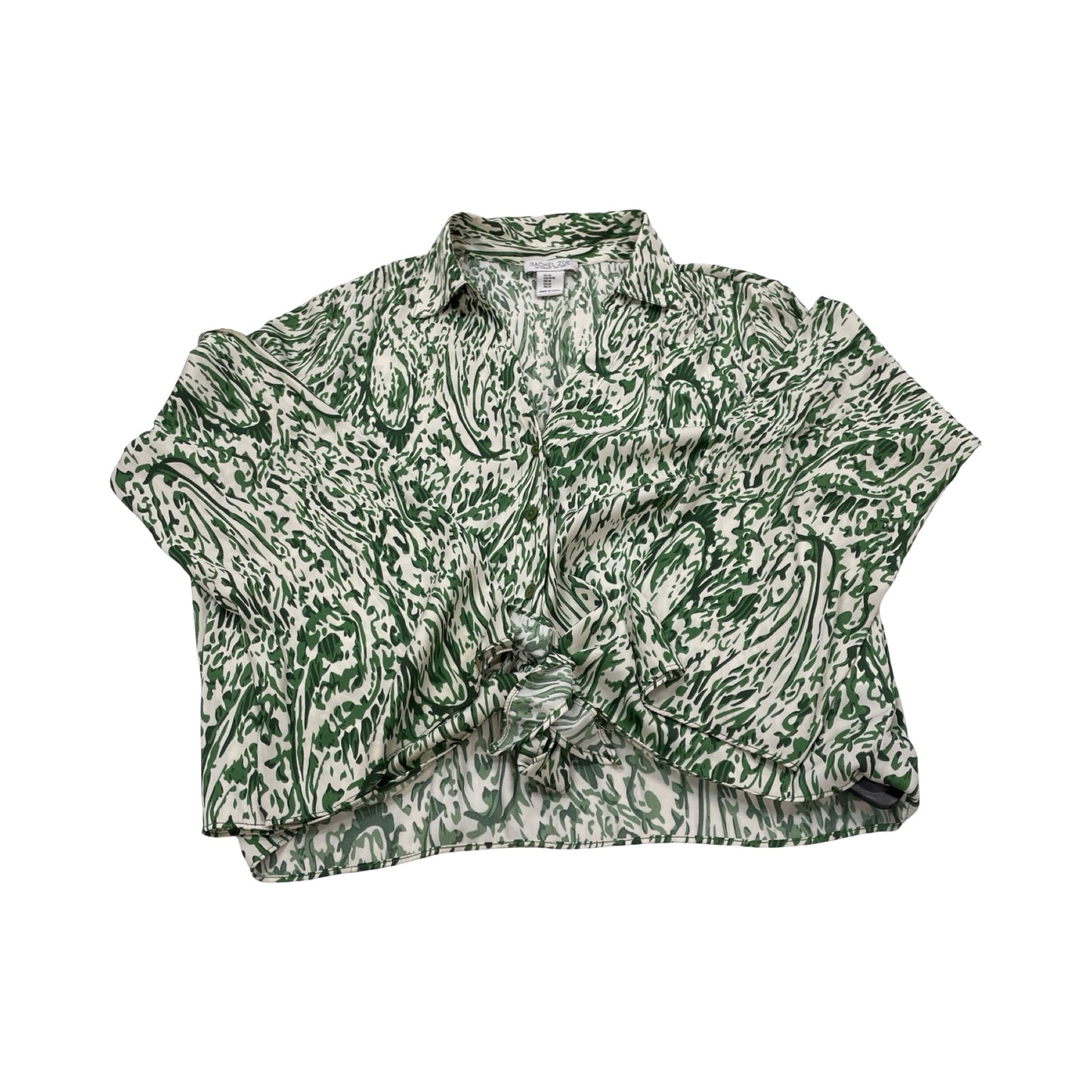 Top Ls By Rachel Zoe In Green & White, Size:M